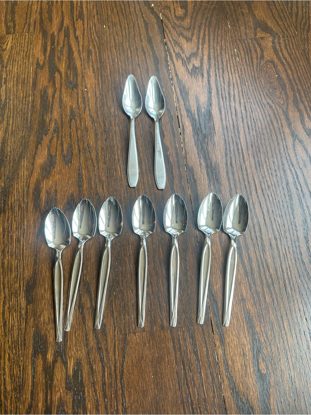 Stainless Steel Serrated Tip Grapefruit Spoons